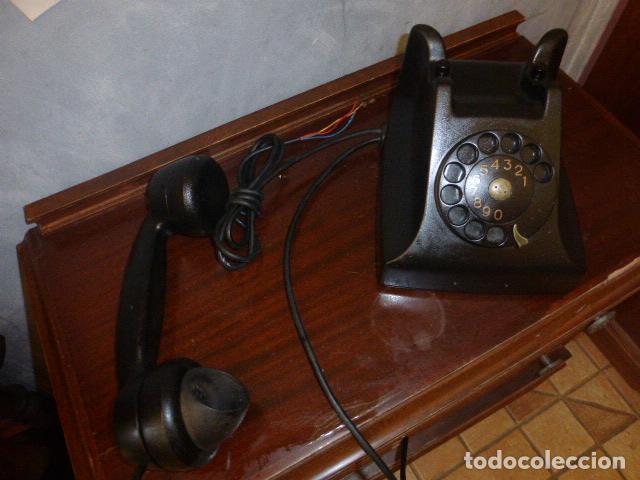 Tel&eacute;fonos: ANTIGUO TELEFONO DE BAQUELITA - Foto 2
