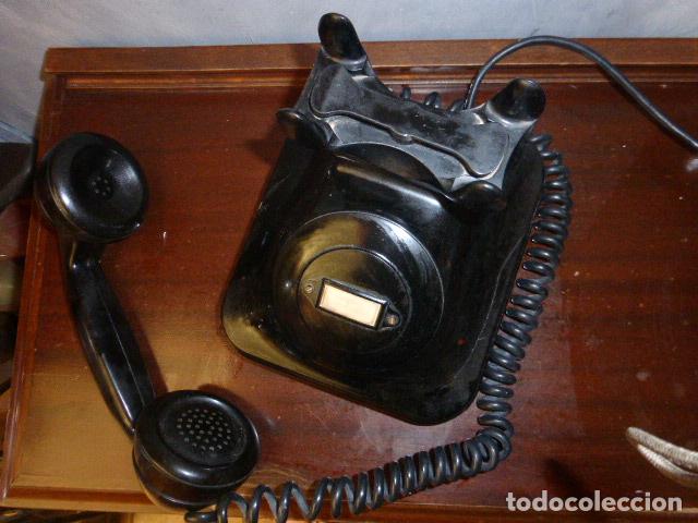 Tel&eacute;fonos: ANTIGUO TELEFONO DE BAQUELITA - Foto 2