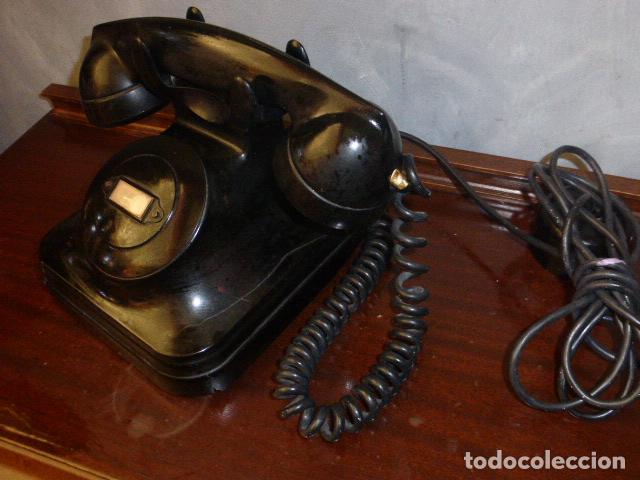 Tel&eacute;fonos: ANTIGUO TELEFONO DE BAQUELITA - Foto 4