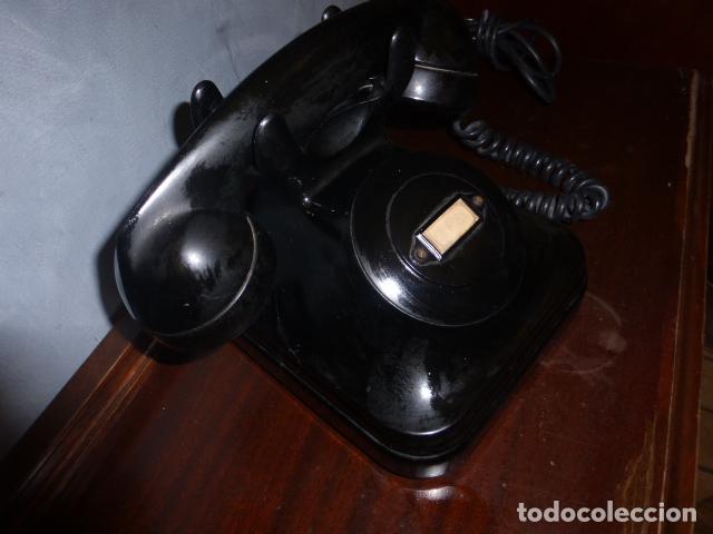 Tel&eacute;fonos: ANTIGUO TELEFONO DE BAQUELITA - Foto 5