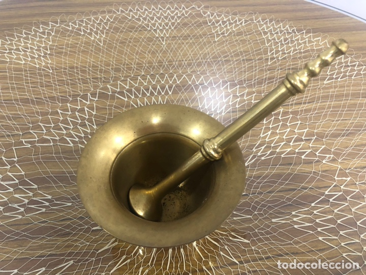 Antig&uuml;edades: Antiguo almirez de bronce - Foto 2