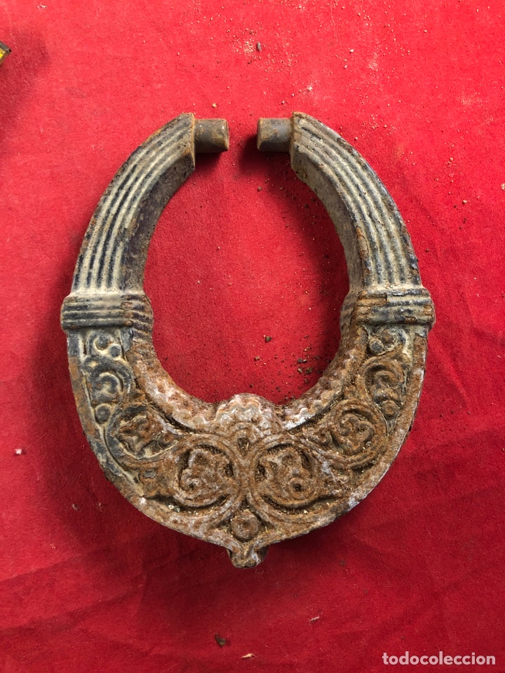 Antig&uuml;edades: Llamador de puerta 14cm - Foto 1