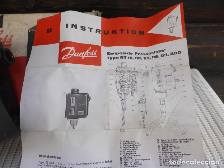 Antig&uuml;edades: DANFOSS PRESSURE SWITCH ADJUSTABLE PRESOSTATO DE PRESI&Oacute;N REGULABLE TYPE RT200 017-0200 - Foto 2
