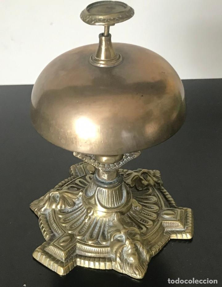 Antig&uuml;edades: Timbre de mesa ingl&eacute;s de recepci&oacute;n o casa de la d&eacute;cada de 1880. - Foto 3