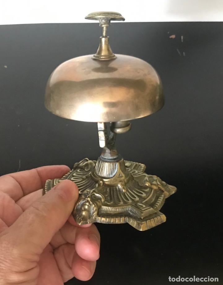 Antig&uuml;edades: Timbre de mesa ingl&eacute;s de recepci&oacute;n o casa de la d&eacute;cada de 1880. - Foto 10