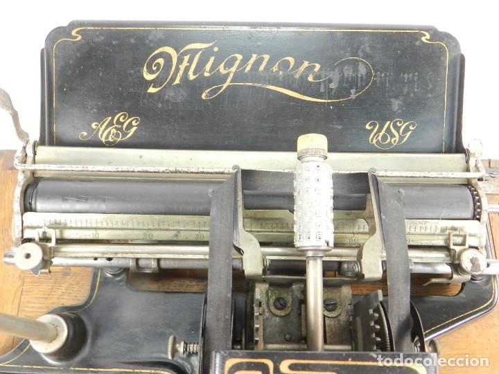 Antigüedades: MAQUINA DE ESCRIBIR MIGNON Nº2 1905 TYPEWRITER SCHREIBMASCHINE MACHINE ECRIRE - Foto 6 - 222274217