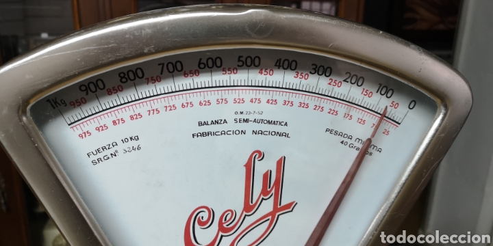 Antig&uuml;edades: Bascula Cely 10kg - Foto 2