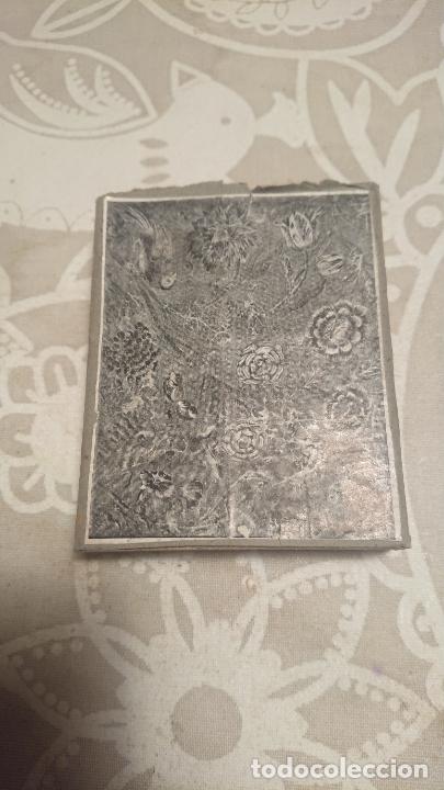 Antiguidades: Antigua placa de cobre con grabado para grabar - imprimir en papel Matriz Imprenta a&ntilde;os 20-30