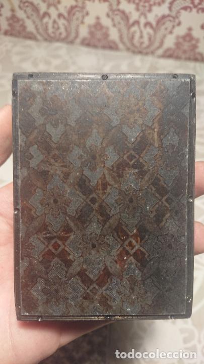 Antigüedades: Antigua placa de cobre con grabado para grabar - inprimir en papel Matriz Imprenta años 20-30 - Foto 3 - 222397397