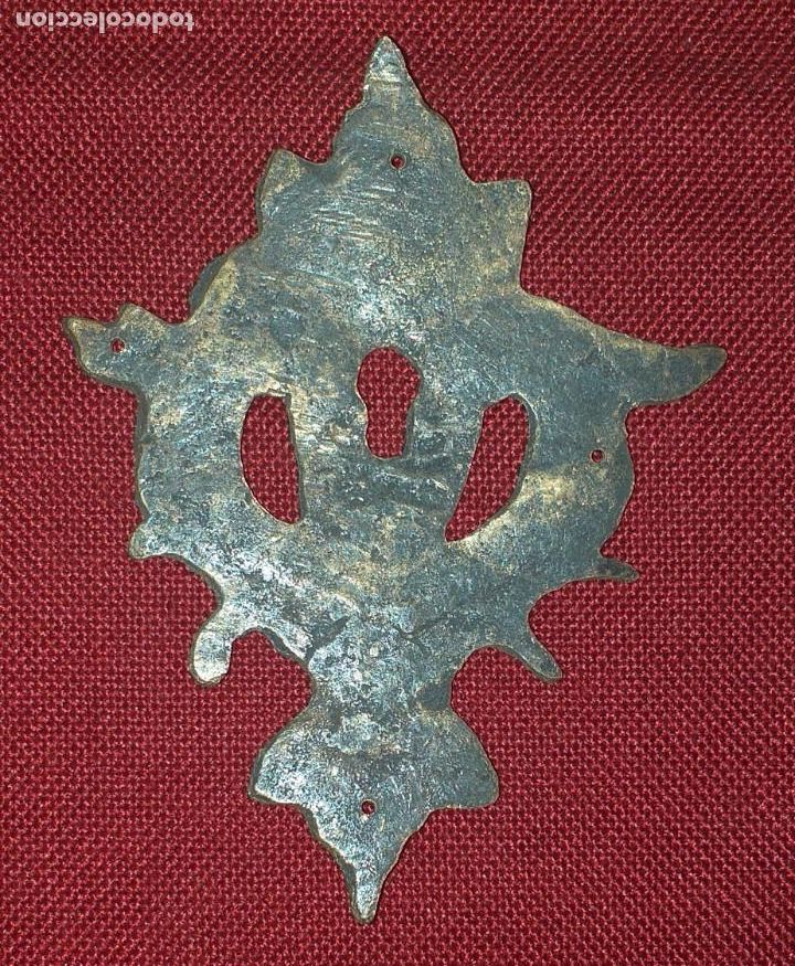 Antig&uuml;edades: BOCA LLAVE O ESCUDO DE BRONCE SIGLO XIX - Foto 2