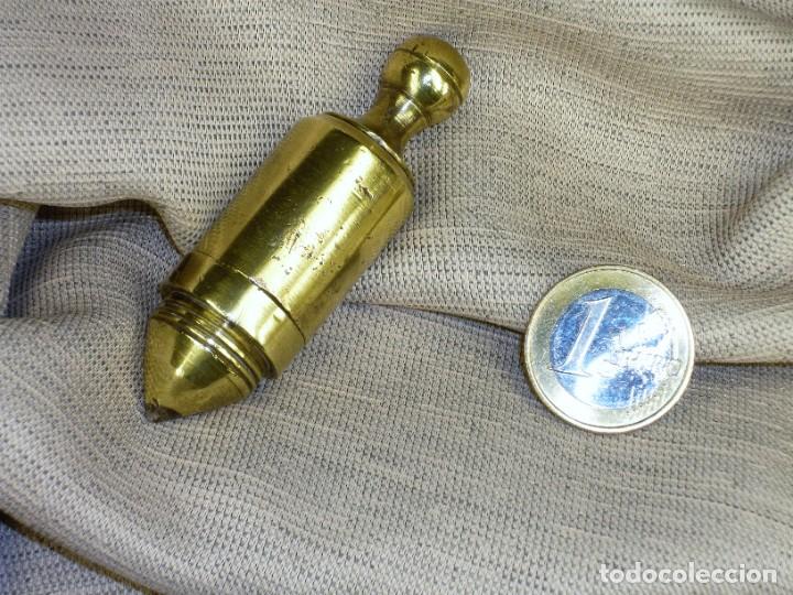 Antig&uuml;edades: Plomada para Construcci&oacute;n SIN Nuez. Cabeza roscada. Plumb bob WITHOUT Nut. Threaded head. - Foto 3