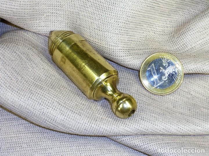 Antig&uuml;edades: Plomada para Construcci&oacute;n SIN Nuez. Cabeza roscada. Plumb bob WITHOUT Nut. Threaded head. - Foto 4