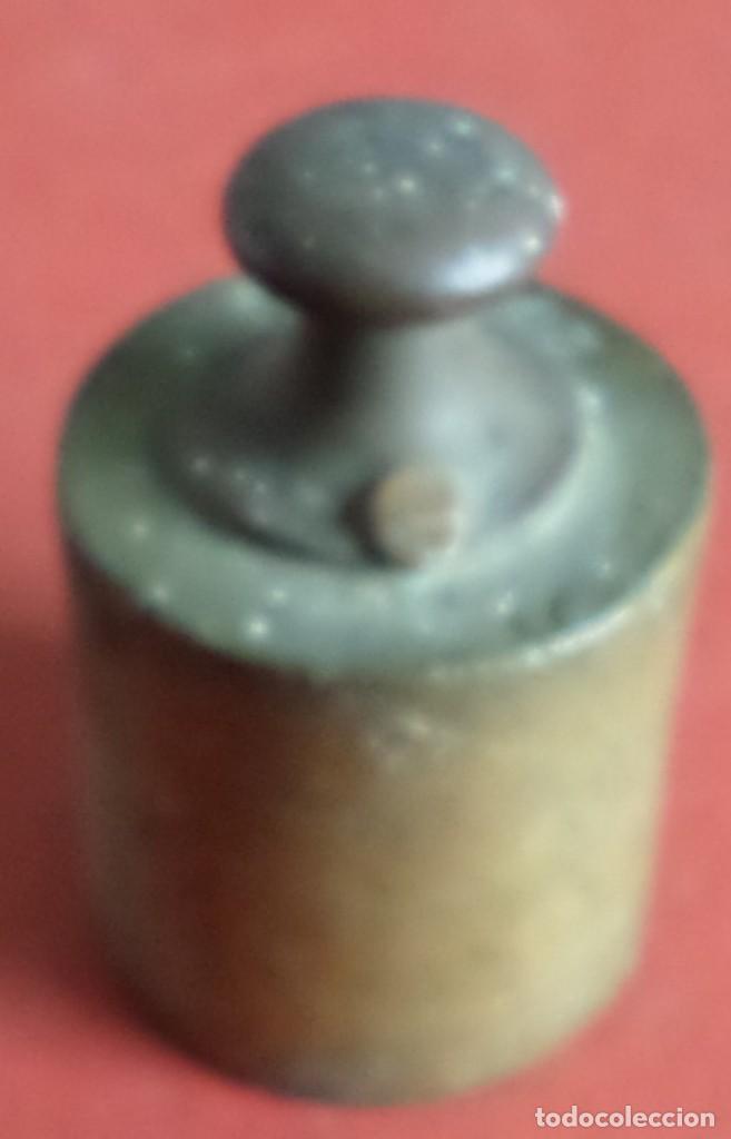Antig&uuml;edades: Pesa bronce 200 gr. -- 200 gram - Foto 1