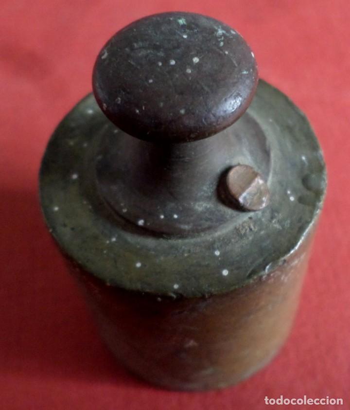 Antig&uuml;edades: Pesa bronce 200 gr. -- 200 gram - Foto 5