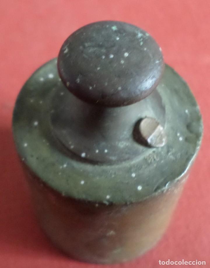 Antig&uuml;edades: Pesa bronce 200 gr. -- 200 gram - Foto 6