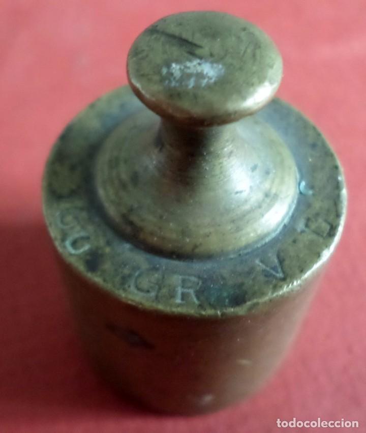 Antig&uuml;edades: Pesa bronce 100 gr. --- 100 GR &ndash; VL y cu&ntilde;o - Foto 4