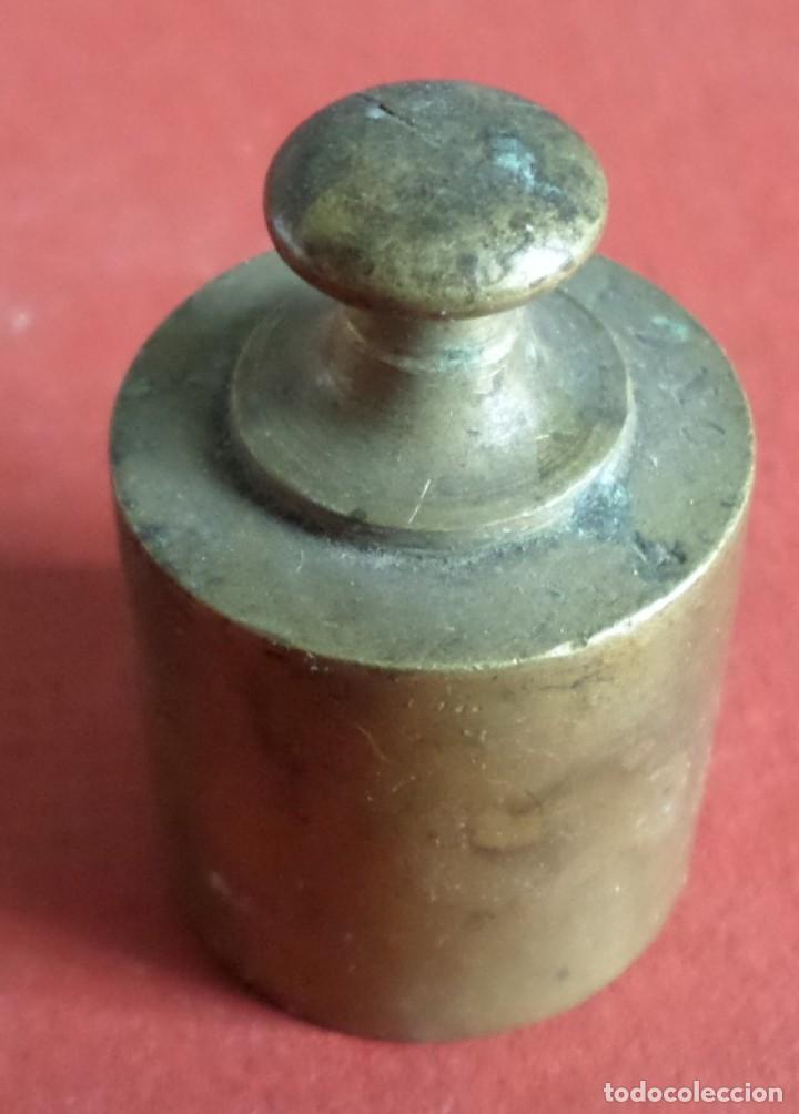 Antig&uuml;edades: Pesa bronce 100 gr.--- 4 onzas - B - Foto 2