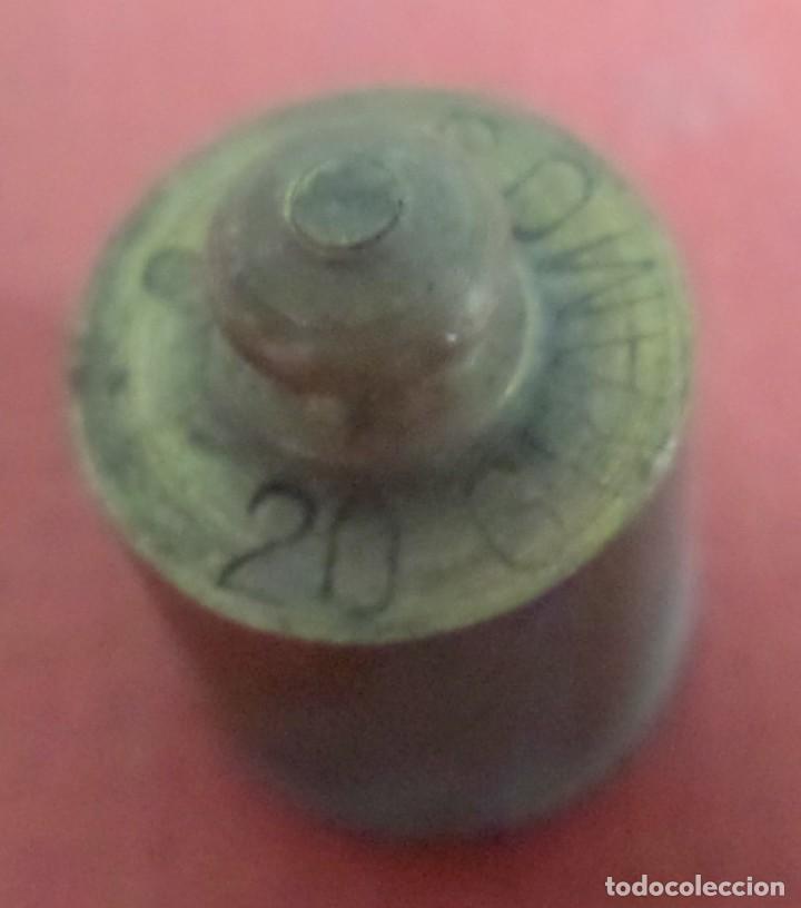 Antig&uuml;edades: Pesa bronce 20 gr. --- 20 gramos - Foto 4