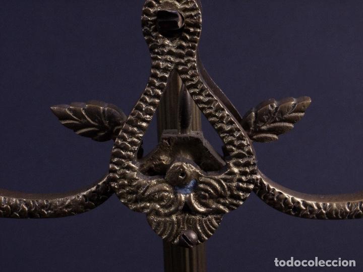 Antig&uuml;edades: BALANZA DE BRONCE ANTIGUA - Foto 7