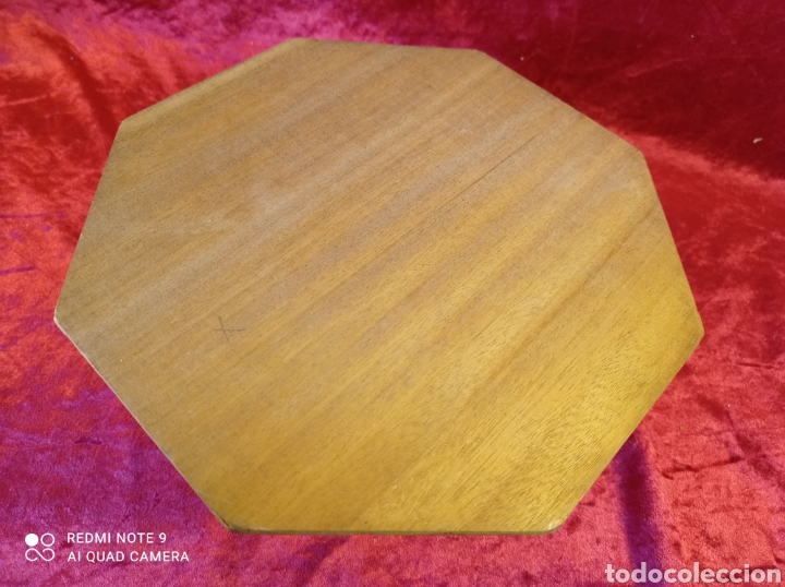 Antig&uuml;edades: Molde octagonal de madera para la fabricar de soperas. Compuesto de 2 piezas. - Foto 6