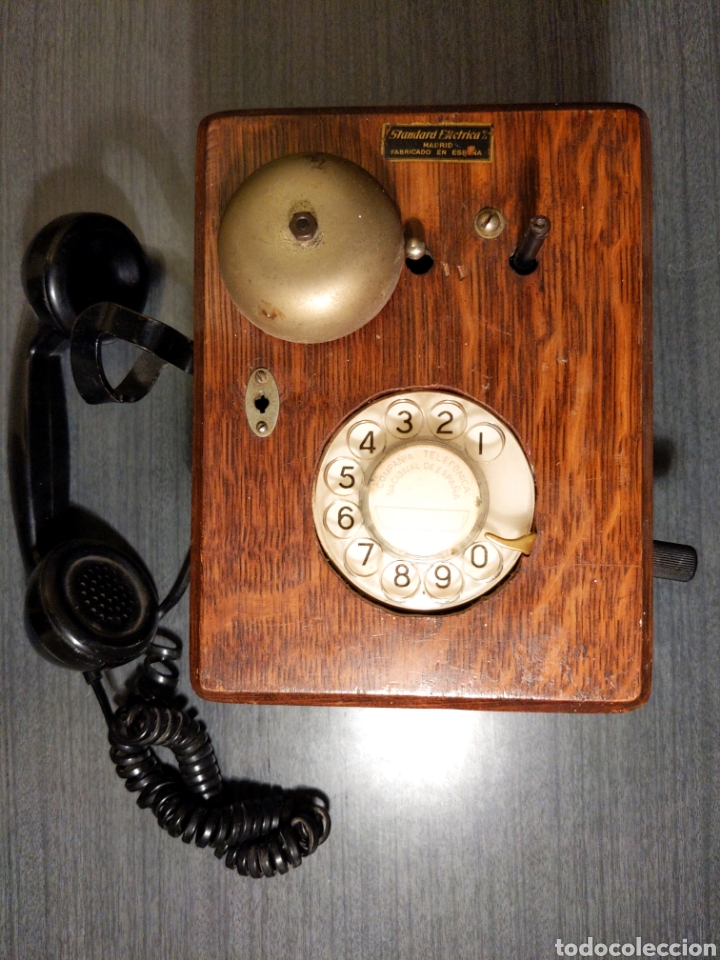 Telefono Antiguo De Madera