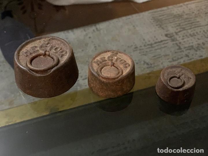 Antig&uuml;edades: pesas Hector r&uacute;sticas - Foto 1