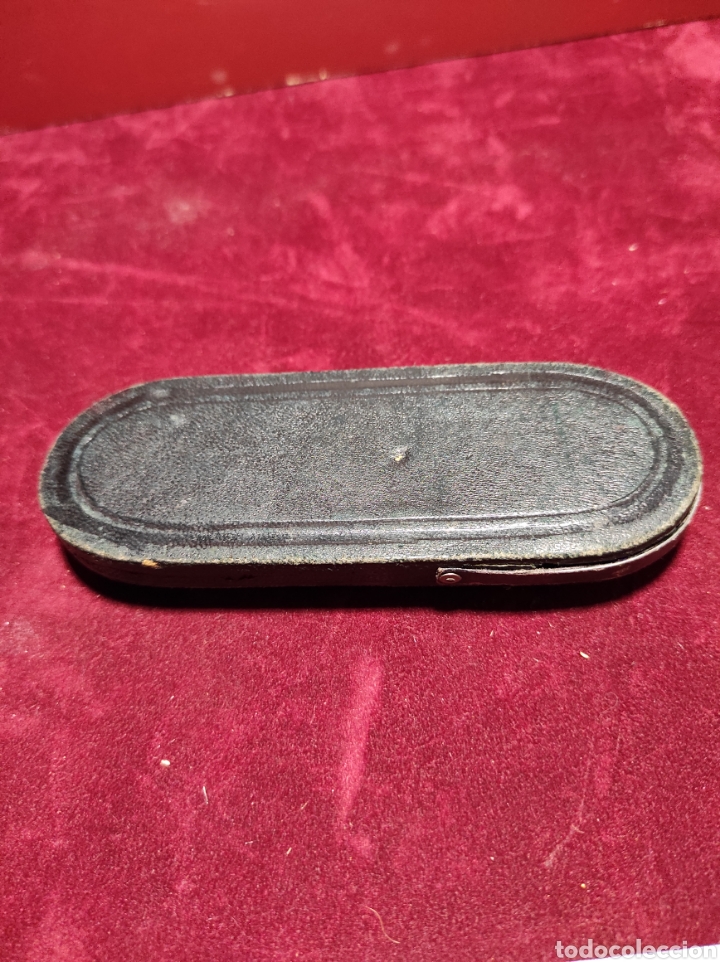 Antig&uuml;edades: Lentes gafas antigua con funda - Foto 3