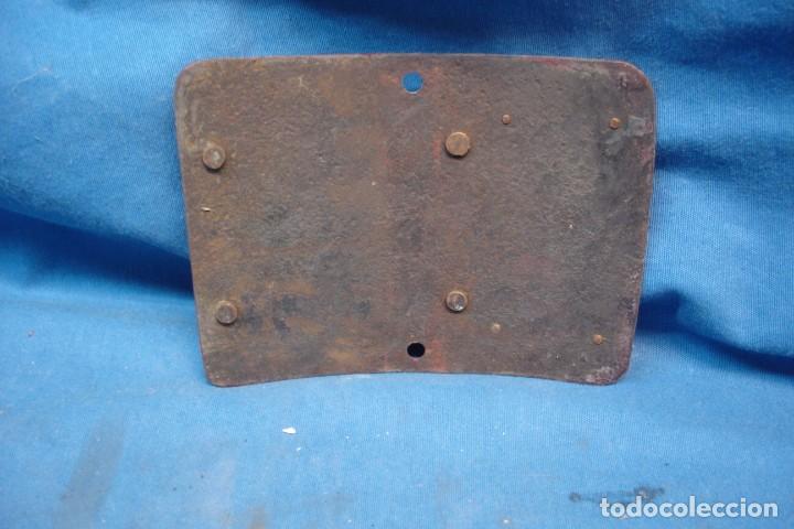 Antig&uuml;edades: ANTIGUA PLACA DE CARACTER&Iacute;STICAS DEL COMPRESOR TMG - Foto 4