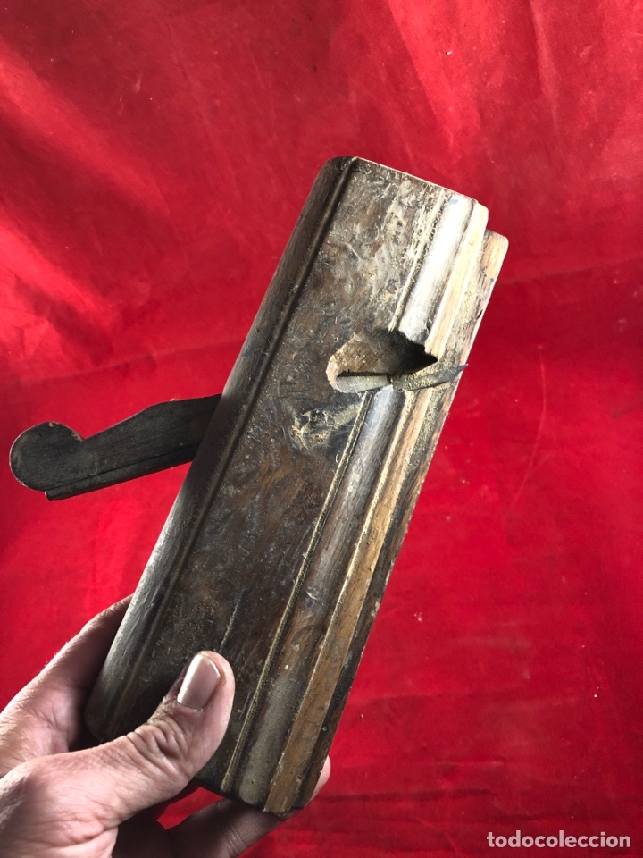 Antig&uuml;edades: ANTIGUA HERRAMIENTA CEPILLO DE CARPINTERO - Foto 3