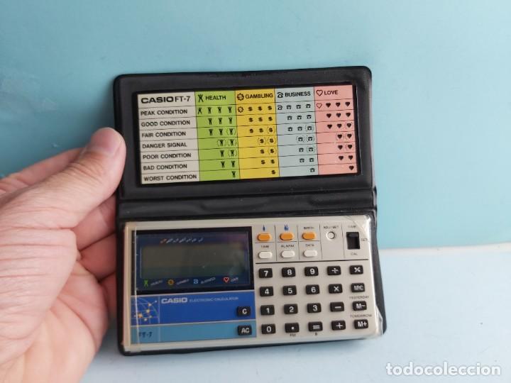 Antig&uuml;edades: ANTIGUA CALCULADORA DE CASIO MODELO FT 7 FORTUNE TELLER - Foto 5