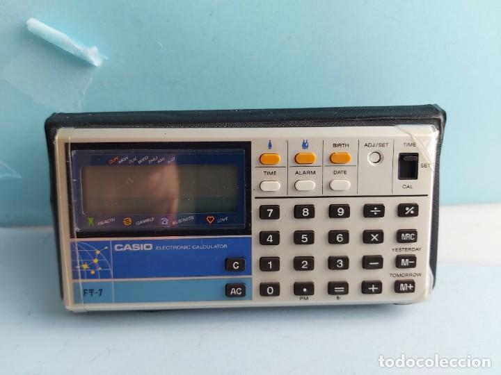 Antig&uuml;edades: ANTIGUA CALCULADORA DE CASIO MODELO FT 7 FORTUNE TELLER - Foto 3