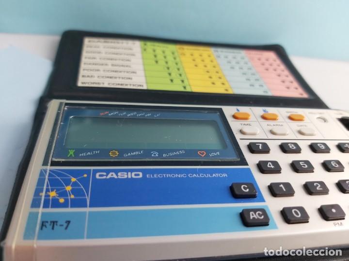 Antig&uuml;edades: ANTIGUA CALCULADORA DE CASIO MODELO FT 7 FORTUNE TELLER - Foto 6