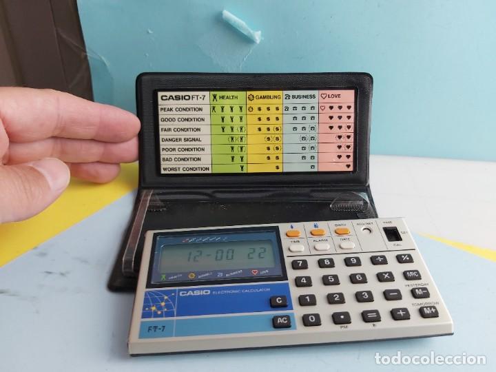 Antig&uuml;edades: ANTIGUA CALCULADORA DE CASIO MODELO FT 7 FORTUNE TELLER - Foto 8