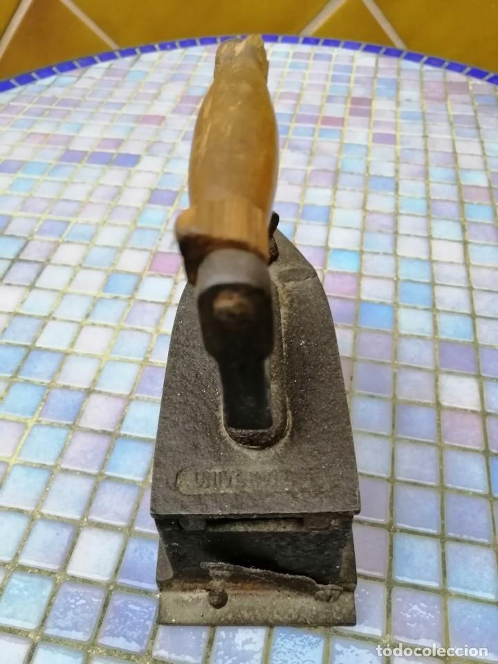 Antig&uuml;edades: ANTIGUA PLANCHA DE CARB&Oacute;N -MARCA ALBA - Foto 7