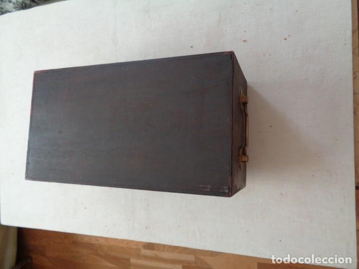 Antig&uuml;edades: CAJA PARA MICROSCOPIO CON LLAVE - Foto 6