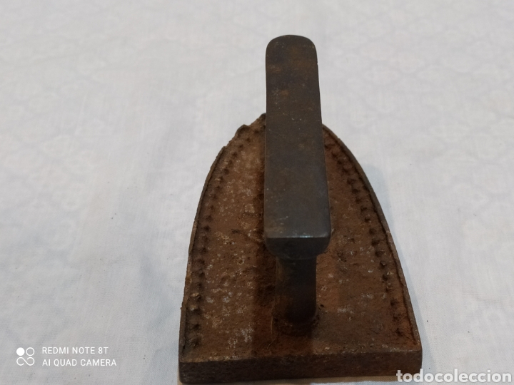 Antigüedades: Antigua plancha de hierro forjado siglo XIX - Foto 5 - 224519612