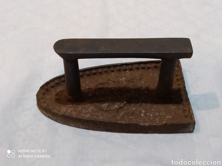 Antigüedades: Antigua plancha de hierro forjado siglo XIX - Foto 1 - 224519612