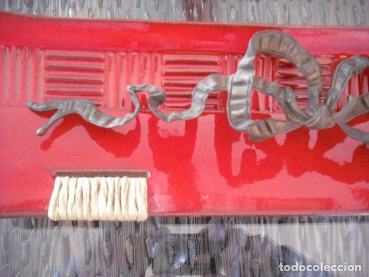 Antig&uuml;edades: ANTIGUA GUIRNALDA DE BRONCE ,37 CMS X 7 - Foto 2