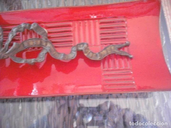 Antig&uuml;edades: ANTIGUA GUIRNALDA DE BRONCE ,37 CMS X 7 - Foto 3