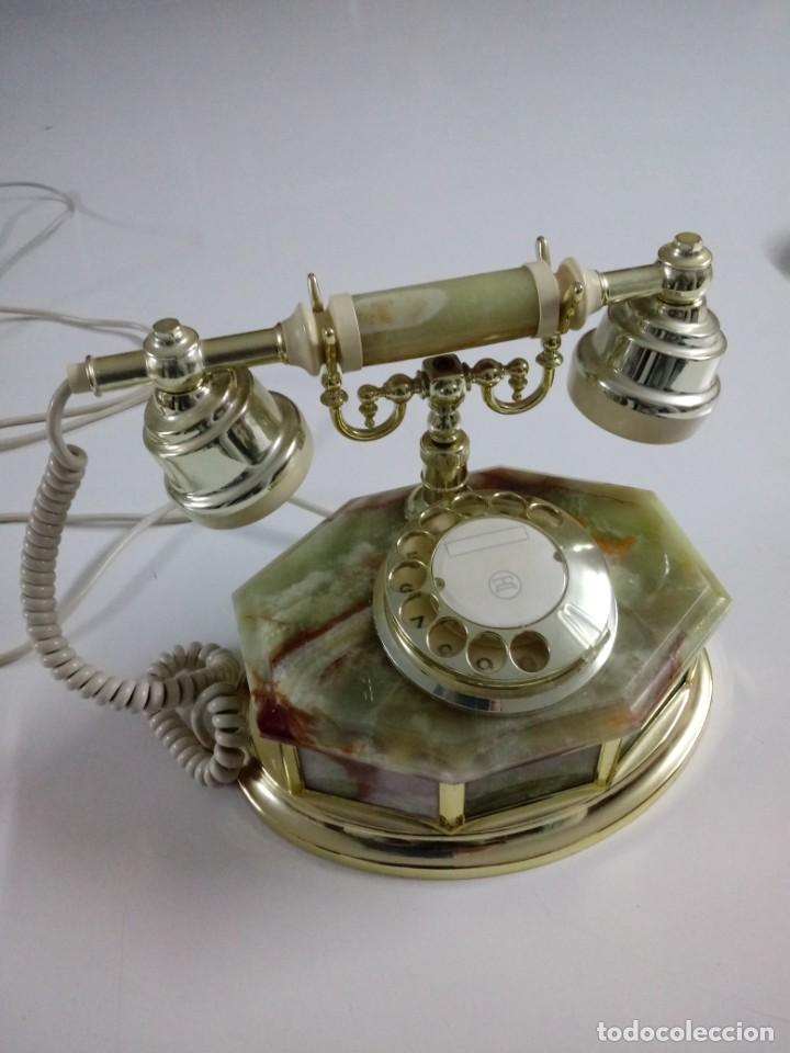 Tel&eacute;fonos: Tel&eacute;fono antiguo de m&aacute;rmol - Foto 1