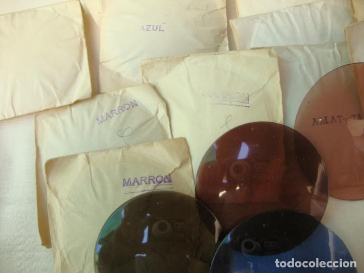 Antig&uuml;edades: lote de cristales de optica - Foto 6