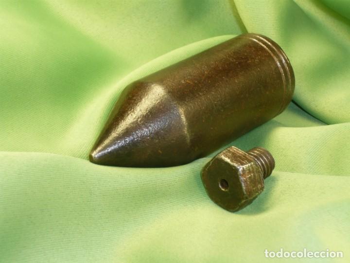 Antig&uuml;edades: Plomada Construcci&oacute;n SIN nuez. Cabeza tornillo roscada. Plumb bob Construction WITHOUT nut. Threaded - Foto 8