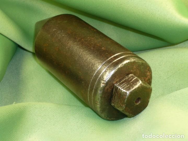 Antig&uuml;edades: Plomada Construcci&oacute;n SIN nuez. Cabeza tornillo roscada. Plumb bob Construction WITHOUT nut. Threaded - Foto 11