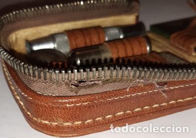 Antig&uuml;edades: ANTIGUO ESTUCHE CON AV&Iacute;OS DE AFEITAR - Foto 3