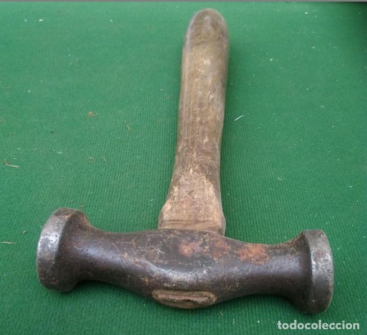 Antig&uuml;edades: MARTILLO ANTIGUO DE CARPINTERO DE 21 CMS. DE LONGITUD X 9 DE ANCHO - Foto 3
