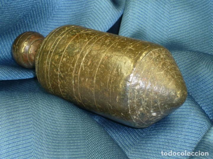 Antig&uuml;edades: Plomada Construcci&oacute;n SIN nuez. Cabeza roscada. Plumb bob Construction WITHOUT nut. Threaded head. - Foto 2