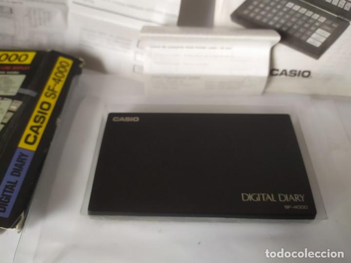 Antig&uuml;edades: CASIO LCD DIGITAL DIARY SF-4000 COMPLETE IN BOX FULLY WORKING 1980s RETRO - Foto 4