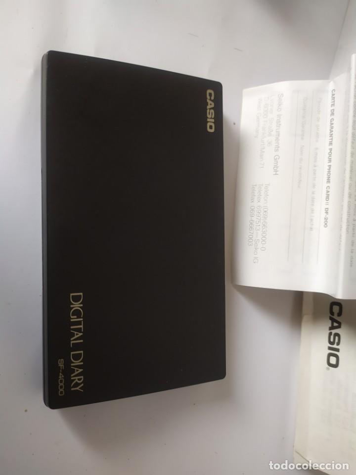 Antig&uuml;edades: CASIO LCD DIGITAL DIARY SF-4000 COMPLETE IN BOX FULLY WORKING 1980s RETRO - Foto 6