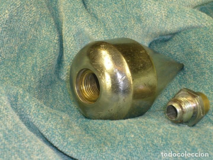 Antig&uuml;edades: Plomada Construcci&oacute;n Sin Nuez. Cabeza tornillo roscada. Plumb bob Construction. Without Nut. - Foto 6