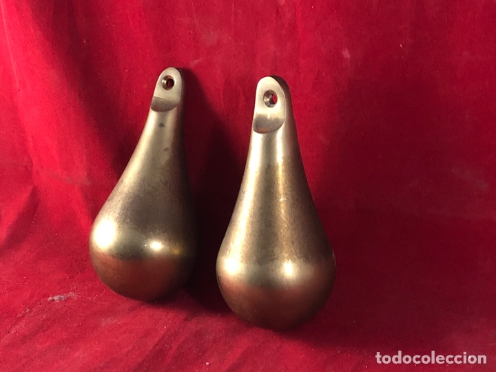 Antig&uuml;edades: PERAS DE BRONCE 12cm PESO 2kg - Foto 2